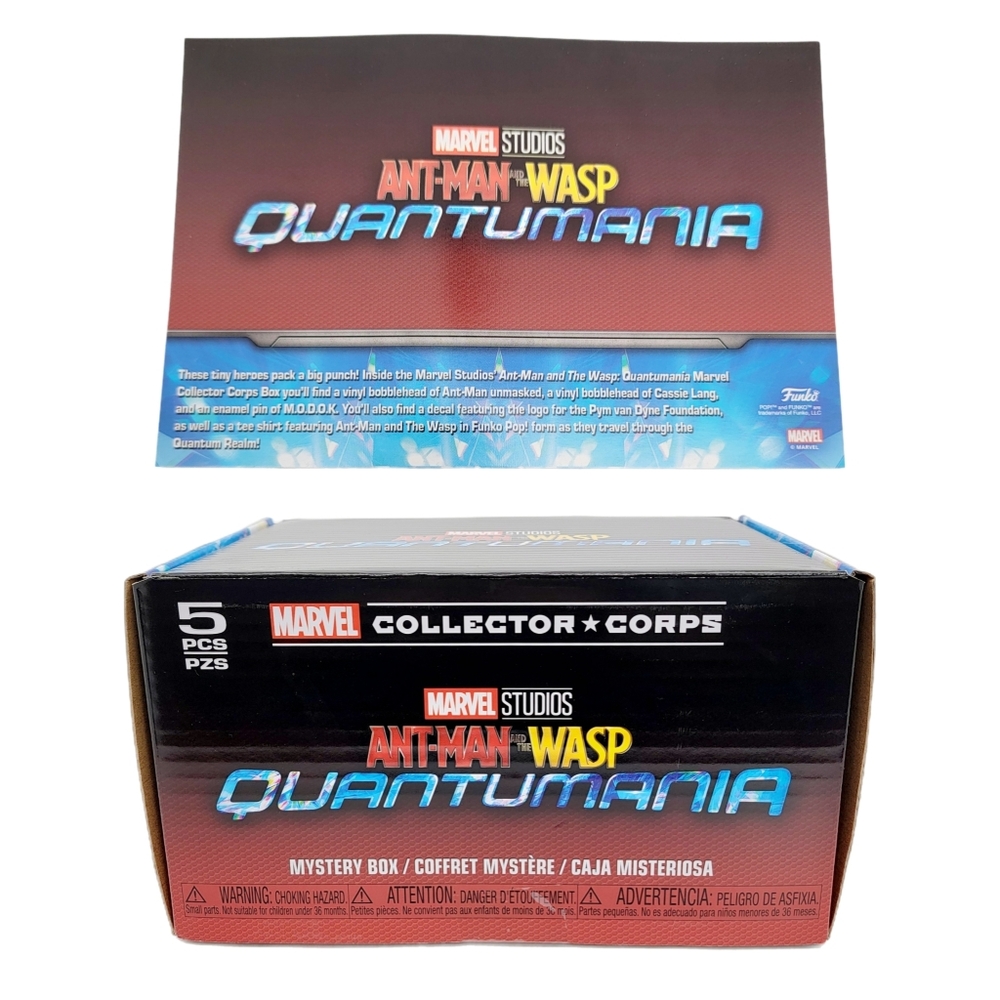 Funko Ant-Man & The Wasp Quantumania Marvel Collector Corps Box Set Pop Tee XL